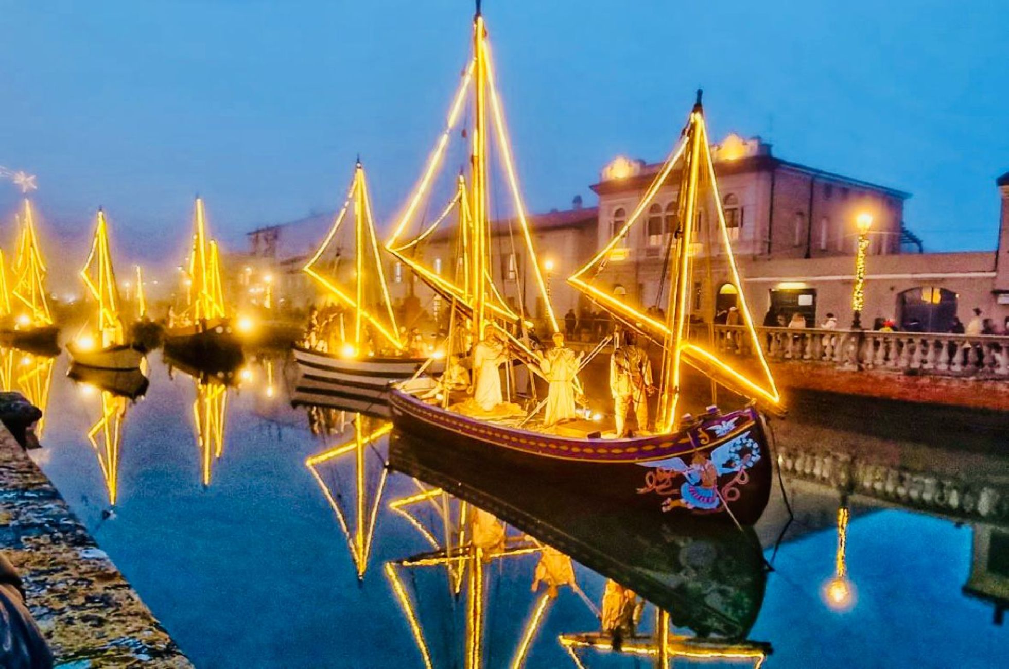 Dicembre a Cesenatico : Presepe della Marineria